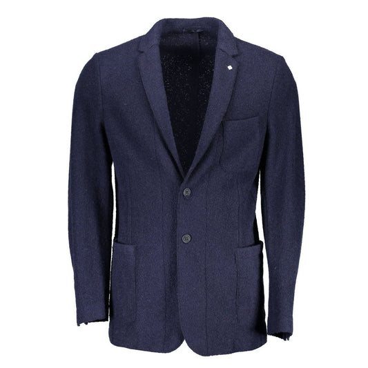 Gant Blue Wool Jackets & Coat