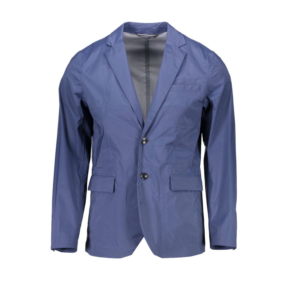 Gant Blue Nylon Jackets & Coat