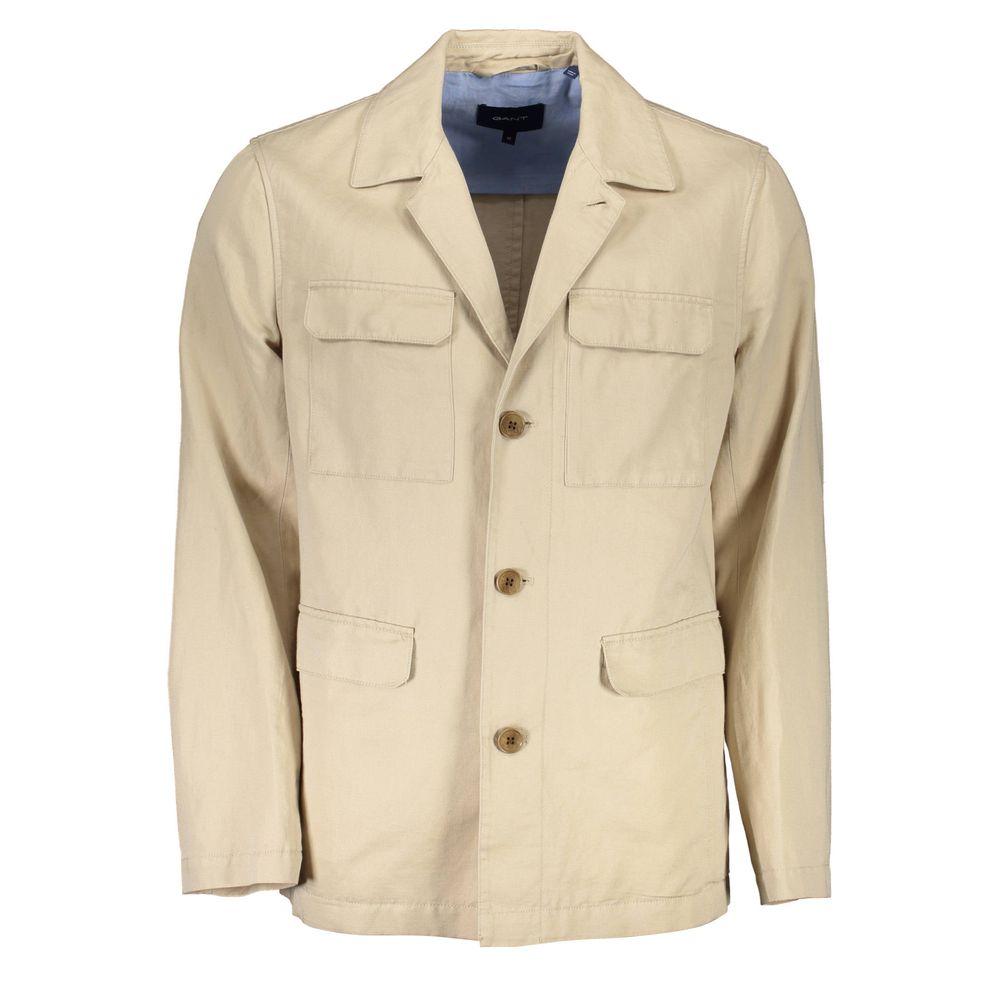 Gant Beige Cotton Jackets & Coat