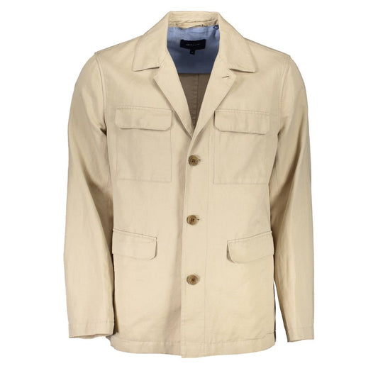 Gant Beige Cotton Jackets & Coat