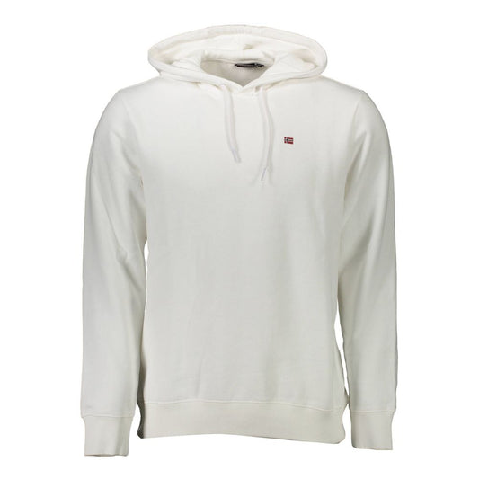 Napapijri White Cotton Sweatshirt