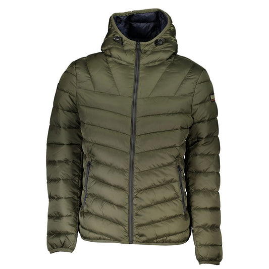 Napapijri Green Polyamide Jackets & Coat