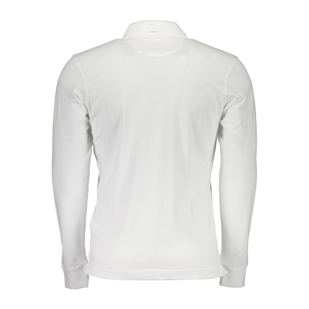 La Martina White Cotton Polo Shirt