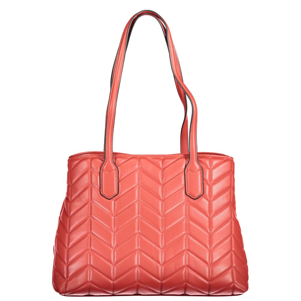 Mario Valentino Red Polyethylene Handbag