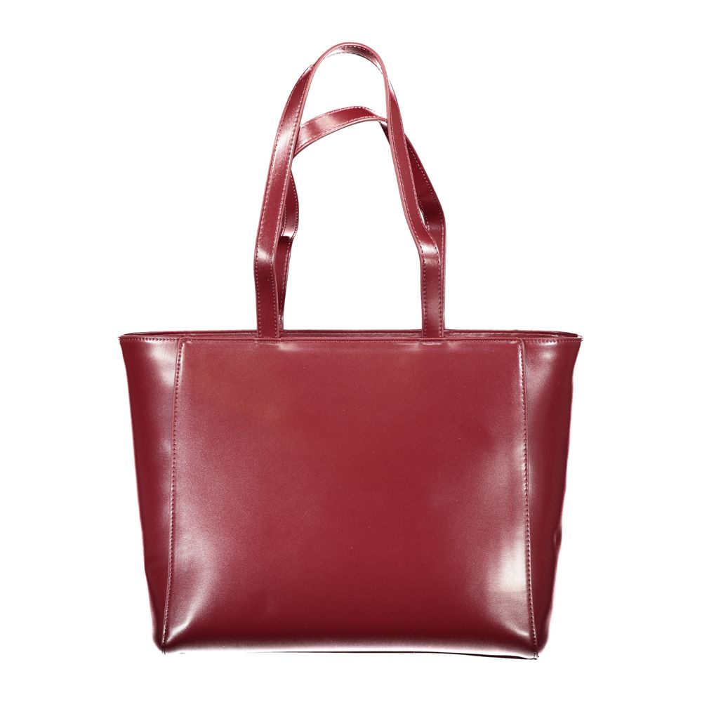Mario Valentino Red Polyethylene Handbag