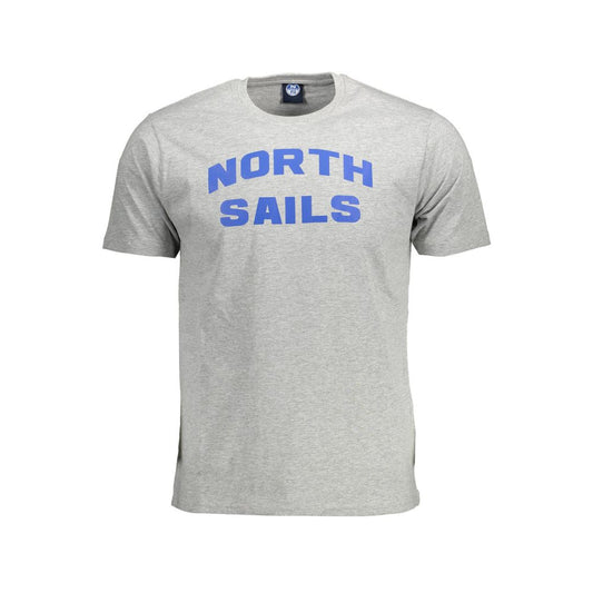 North Sails Gray Cotton T-Shirt