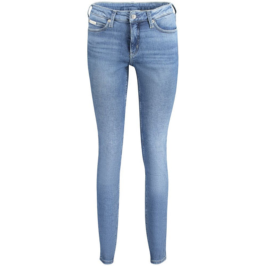 Calvin Klein Blue Cotton Jeans Denim