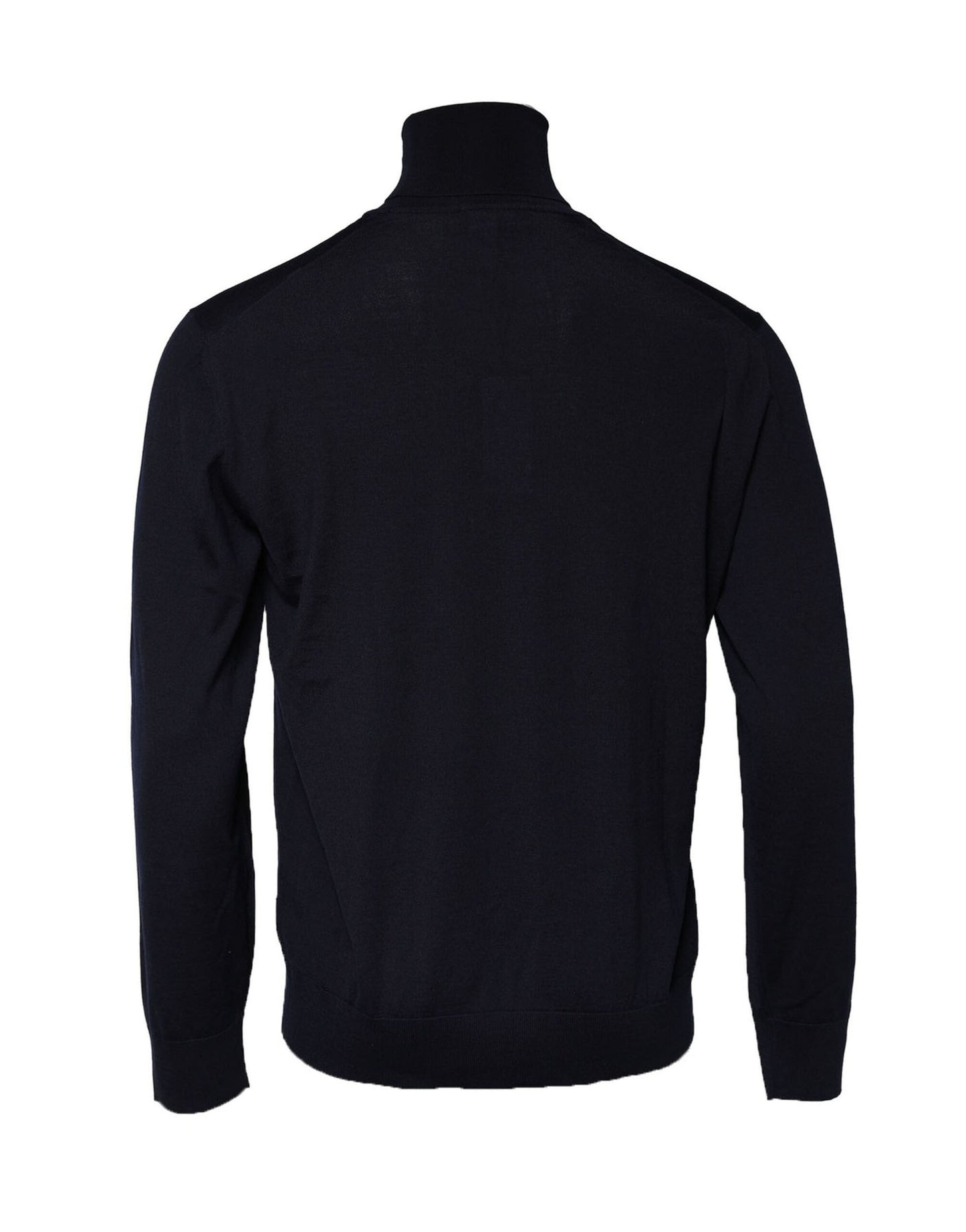 Dolce & Gabbana Blue Long Sleeve Turtleneck Pullover Sweater