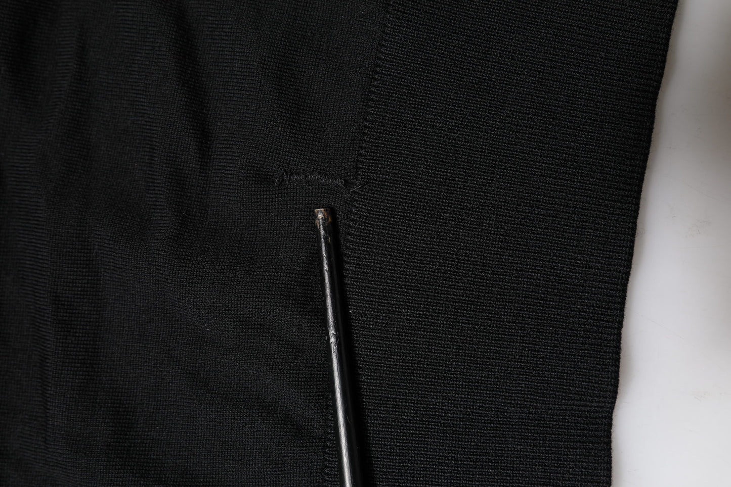 Dolce & Gabbana Black Long Sleeve Crew Neck Pullover Sweater