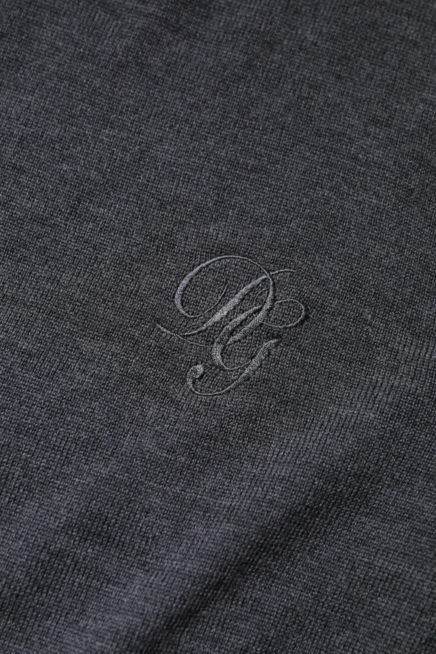 Dolce & Gabbana Dark Gray Wool Crew Neck Sweatshirt Sweater