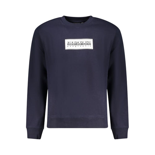 Napapijri Blue Cotton Sweatshirt