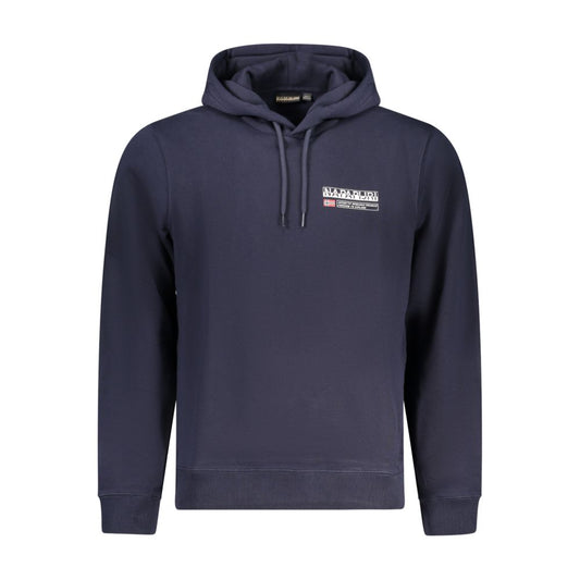 Napapijri Blue Cotton Men Sweater