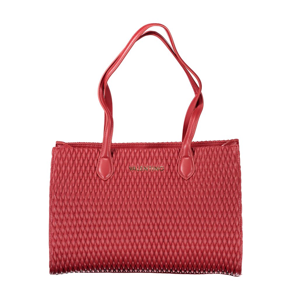 Mario Valentino Red Polyethylene Handbag
