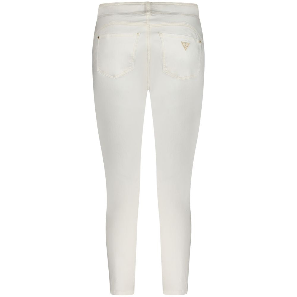 Guess Jeans White Cotton Jeans Denim