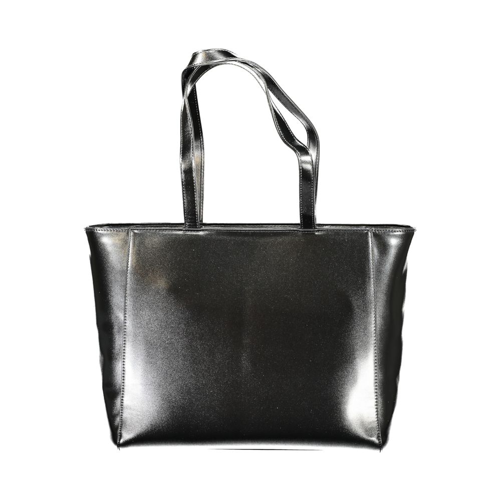 Mario Valentino Black Polyethylene Handbag