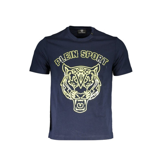 Plein Sport Blue Cotton T-Shirt