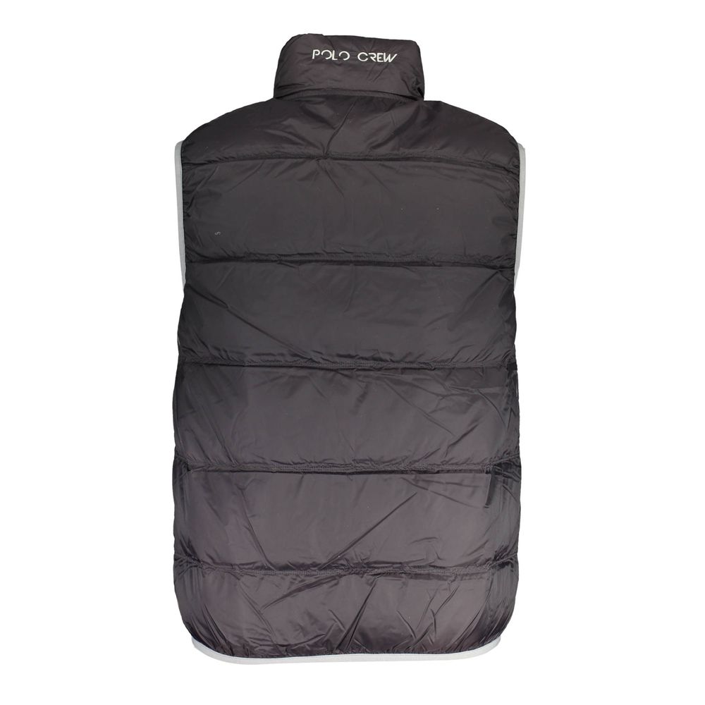 La Martina Black Polyamide Sleveless Jacket