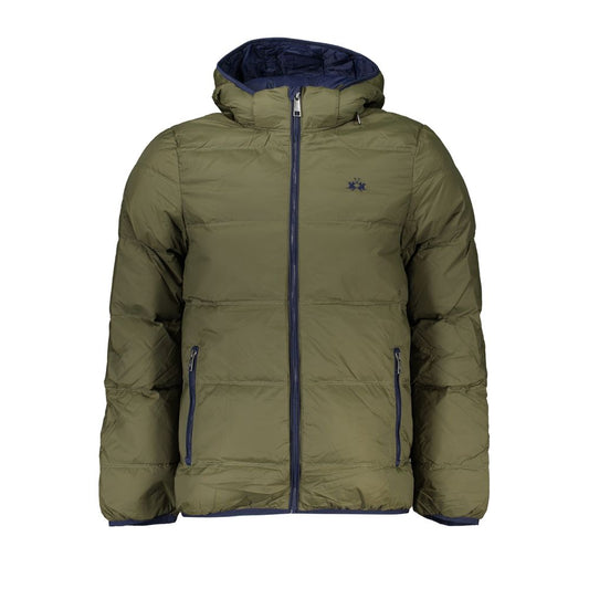 La Martina Green Polyamide Jackets & Coat