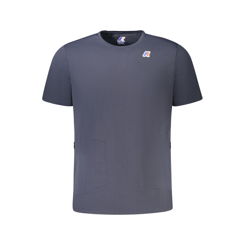 K-WAY Blue Polyester T-Shirt