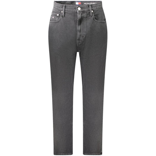 Tommy Hilfiger Black Cotton Jeans Denim