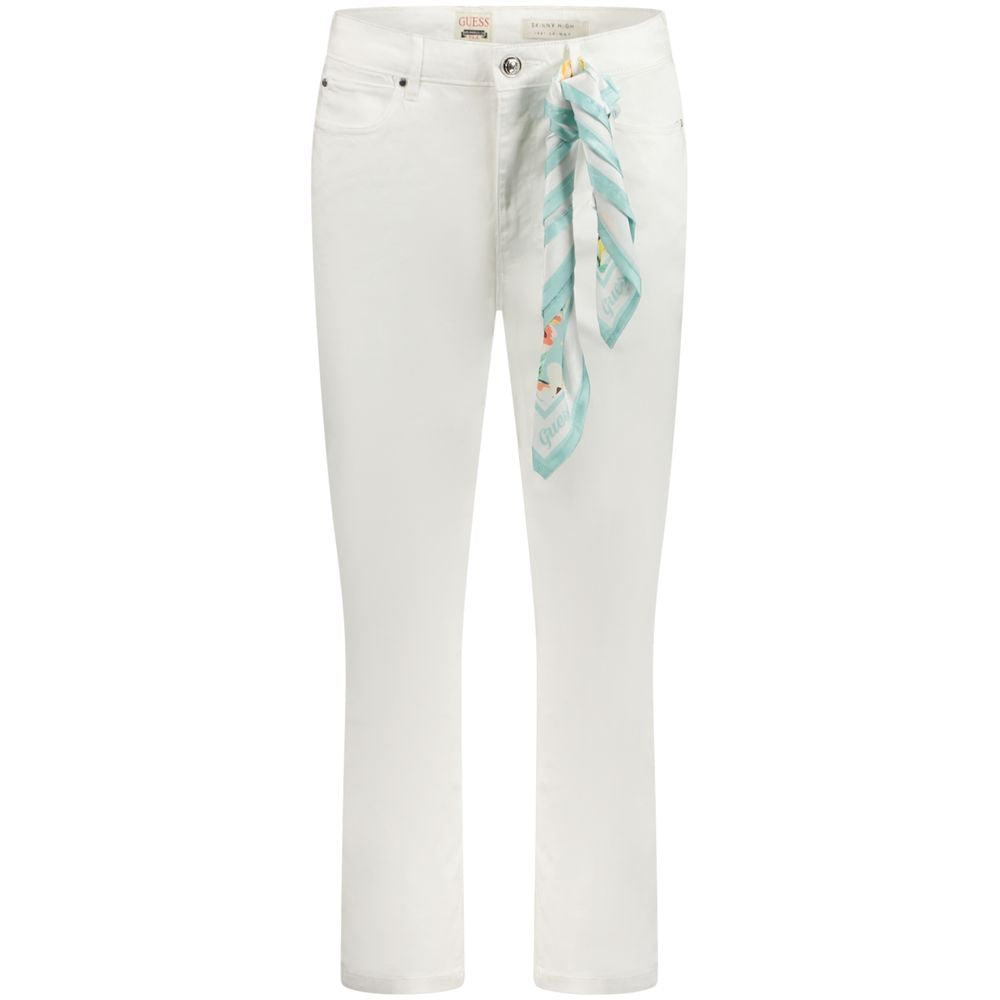 Guess Jeans White Cotton Jeans Denim