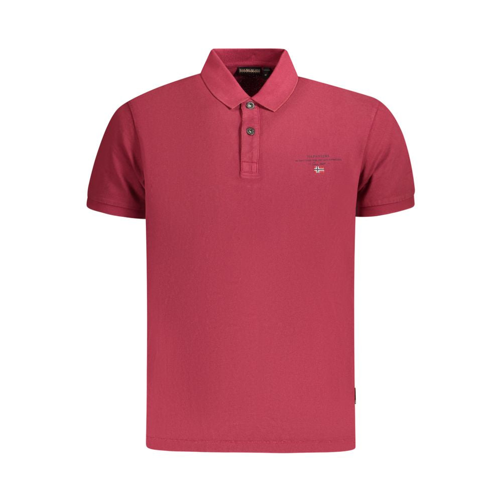 Napapijri Red Cotton Polo Shirt