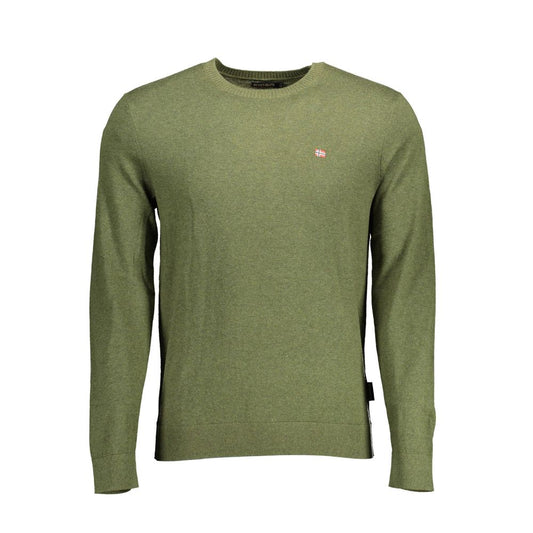Napapijri Green Cotton Sweater
