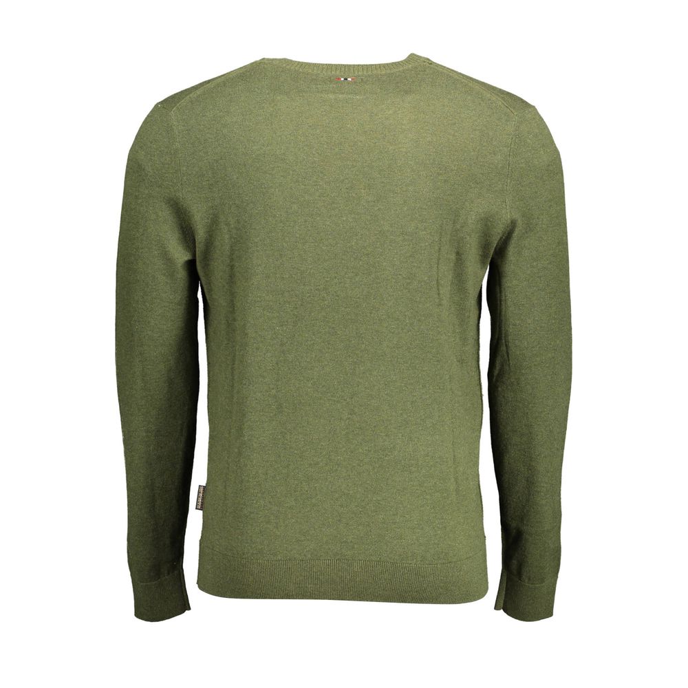 Napapijri Green Cotton Sweater