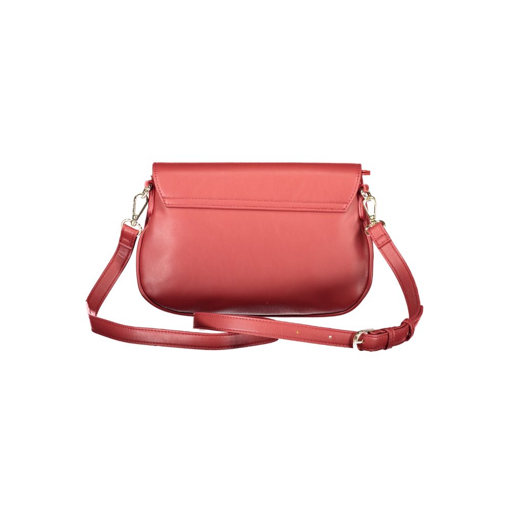 Mario Valentino Red Polyethylene Handbag