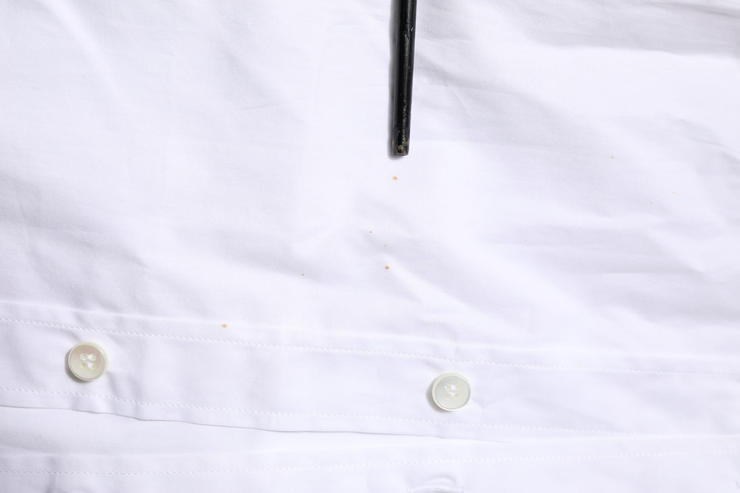 Dolce & Gabbana White Cotton GOLD Long Sleeves Formal Shirt