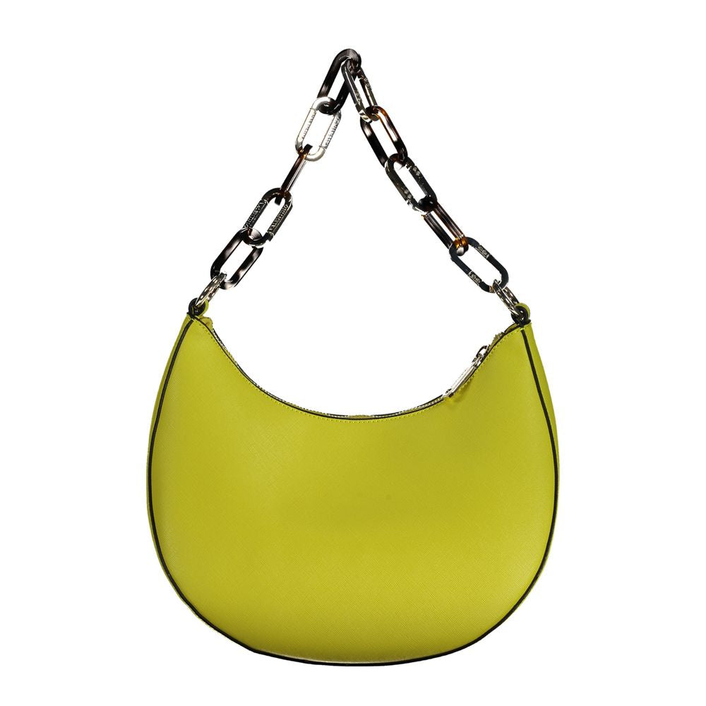 Mario Valentino Yellow Polyethylene Handbag
