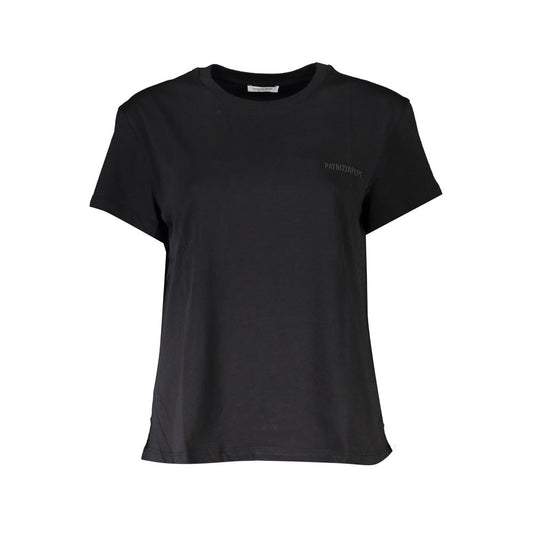 Patrizia Pepe Black Cotton T-Shirt