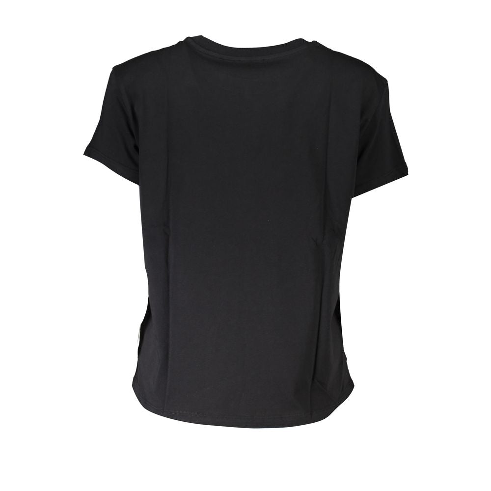 Patrizia Pepe Black Cotton T-Shirt