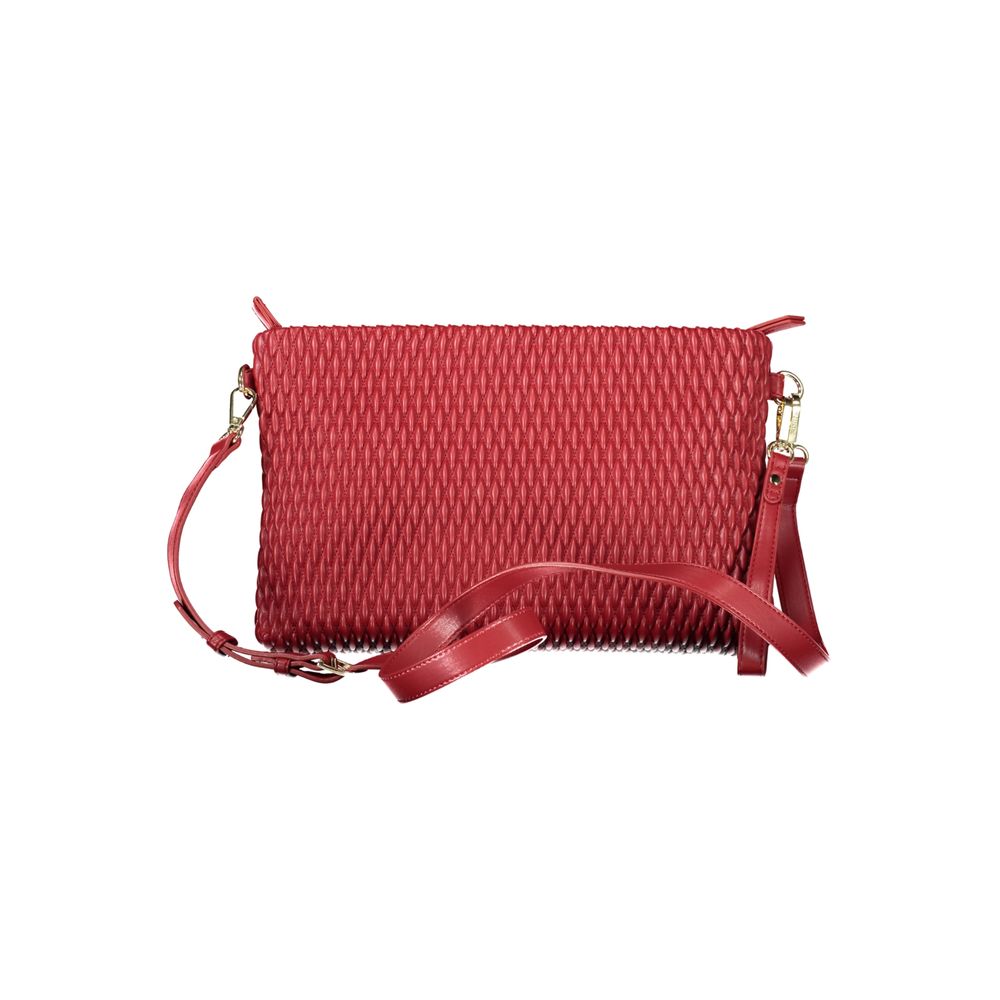 Mario Valentino Red Polyethylene Handbag