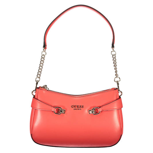Guess Jeans Red Polyethylene Handbag