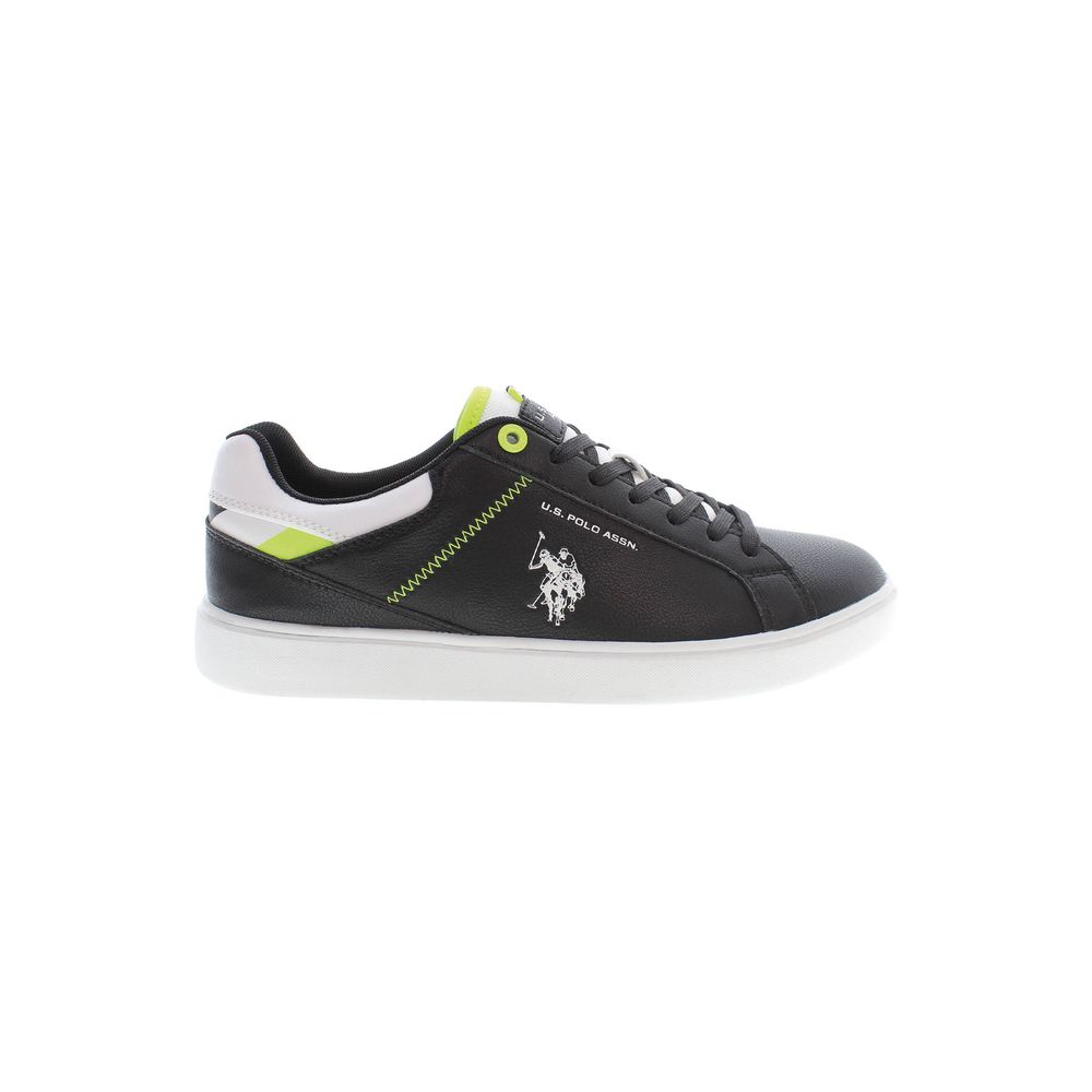 U.S. POLO ASSN. Black Polyester Sneaker