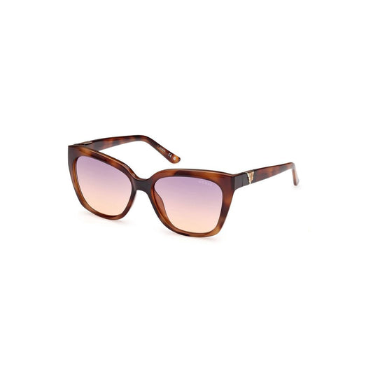 Guess Jeans Brown Injected Sunglass