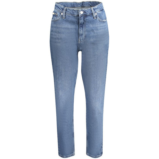 Calvin Klein Blue Cotton Jeans Denim