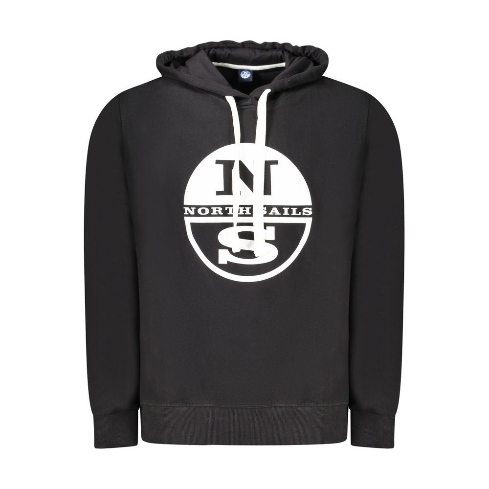 North Sails Black Cotton Sweatshirt