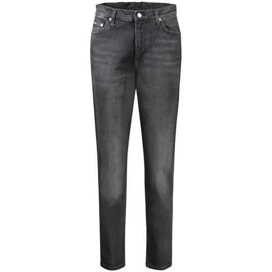 Calvin Klein Black Cotton Jeans Denim