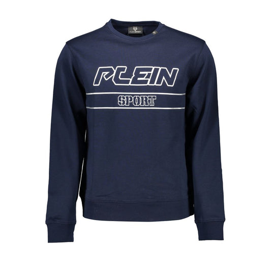 Plein Sport Blue Cotton Sweatshirt