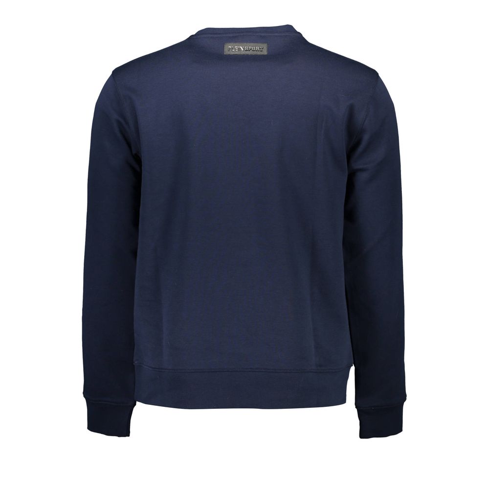 Plein Sport Blue Cotton Sweatshirt