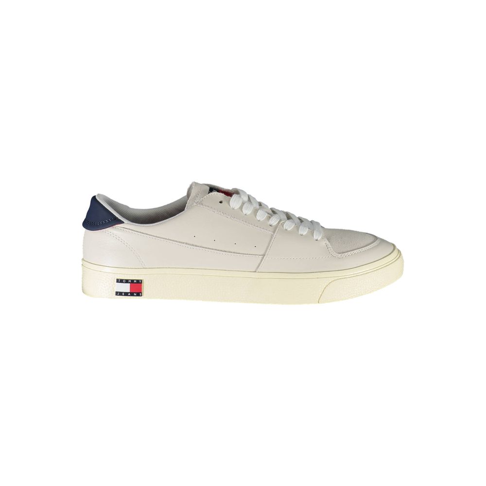 Tommy Hilfiger White Polyester Sneaker