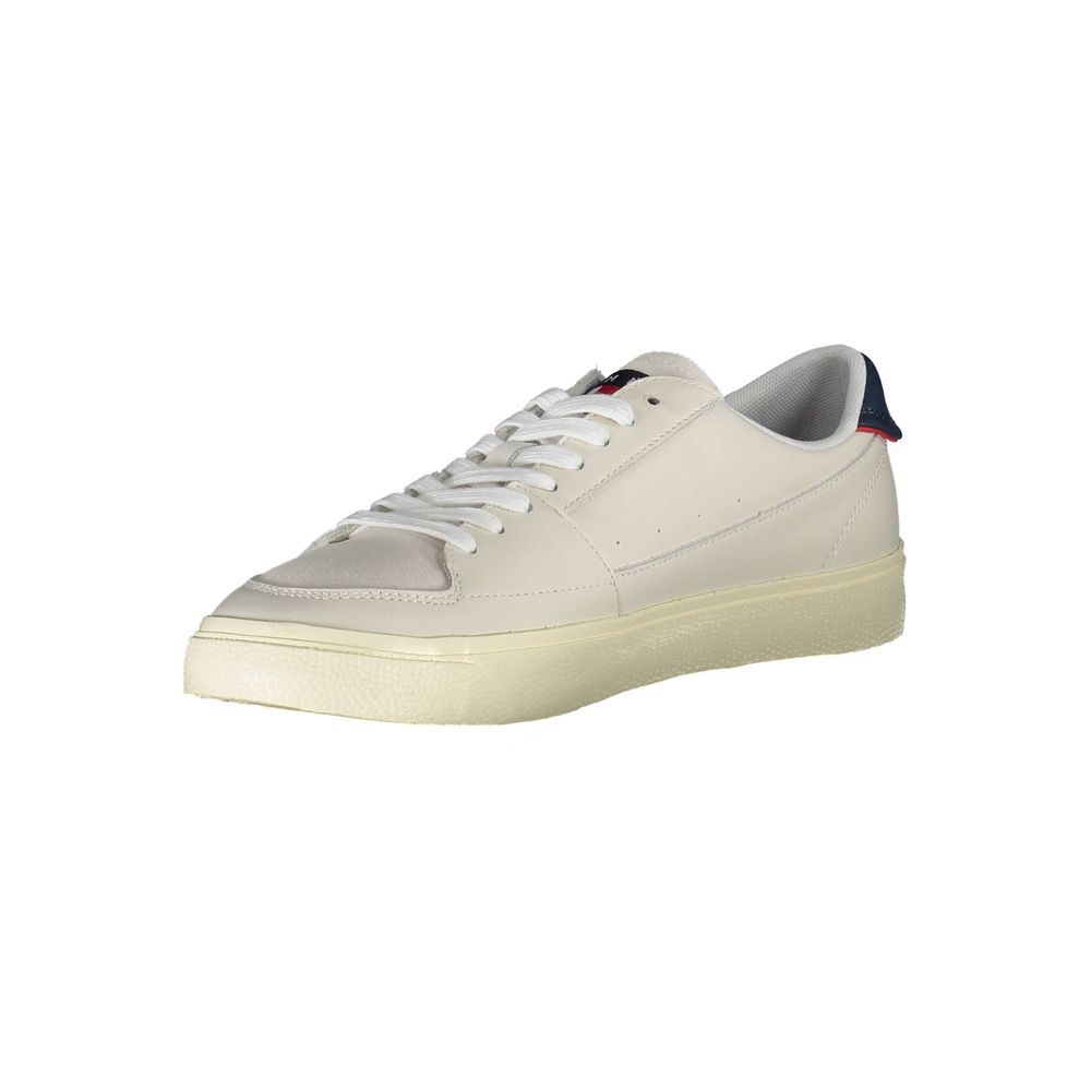 Tommy Hilfiger White Polyester Sneaker