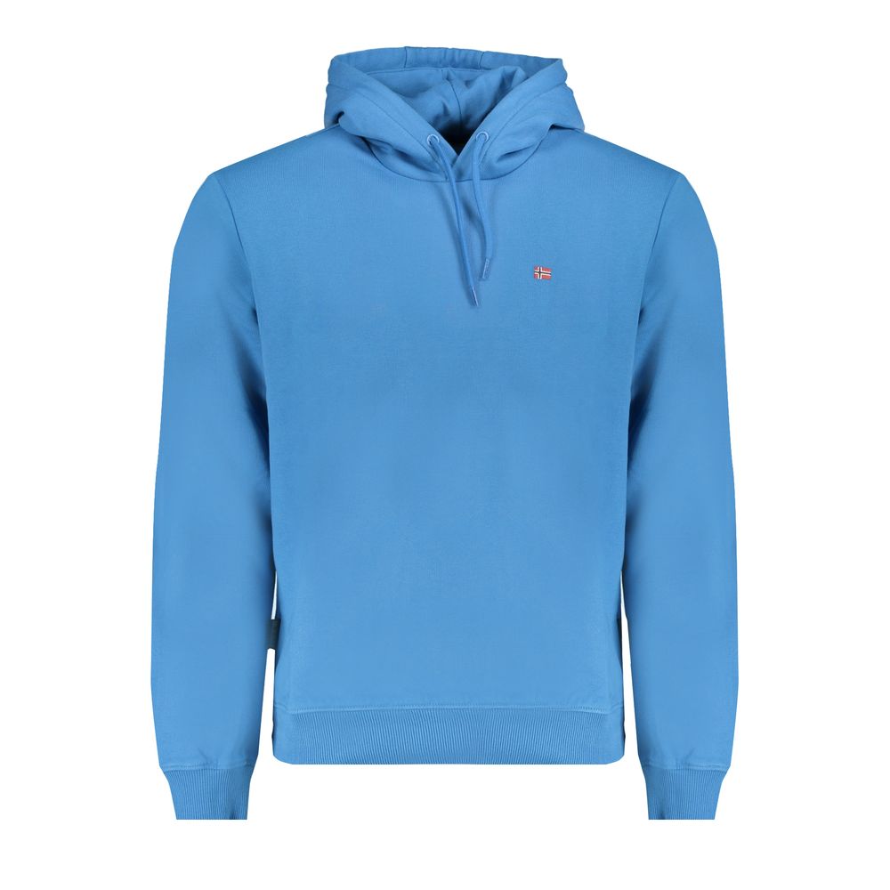 Napapijri Blue Cotton Men Sweater