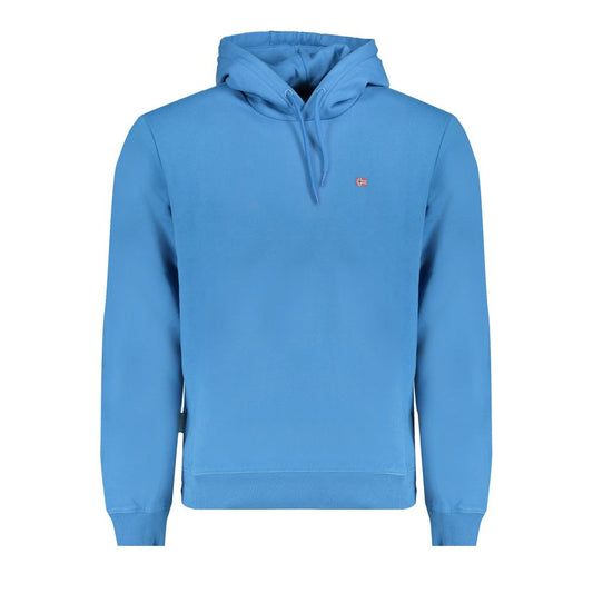 Napapijri Blue Cotton Men Sweater