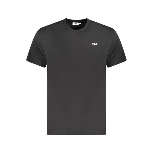 Fila Black Cotton T-Shirt