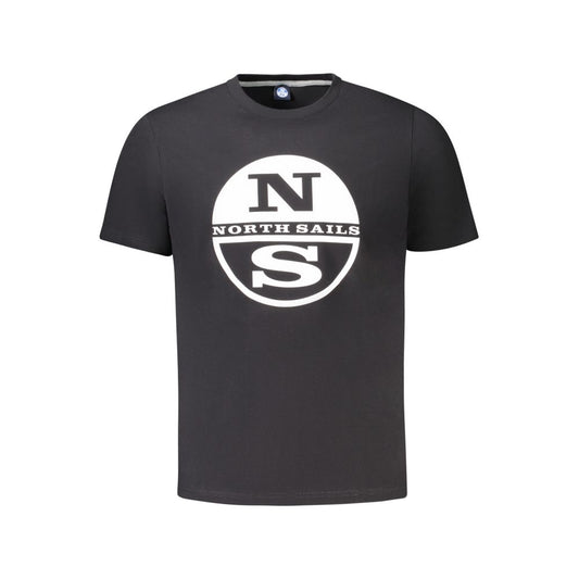 North Sails Black Cotton T-Shirt