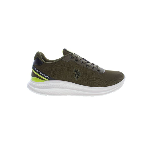 U.S. POLO ASSN. Green Polyester Sneaker
