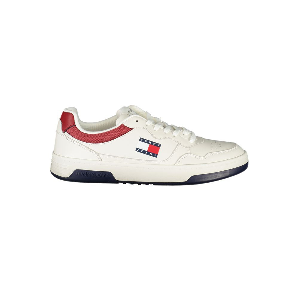 Tommy Hilfiger White Polyester Sneaker